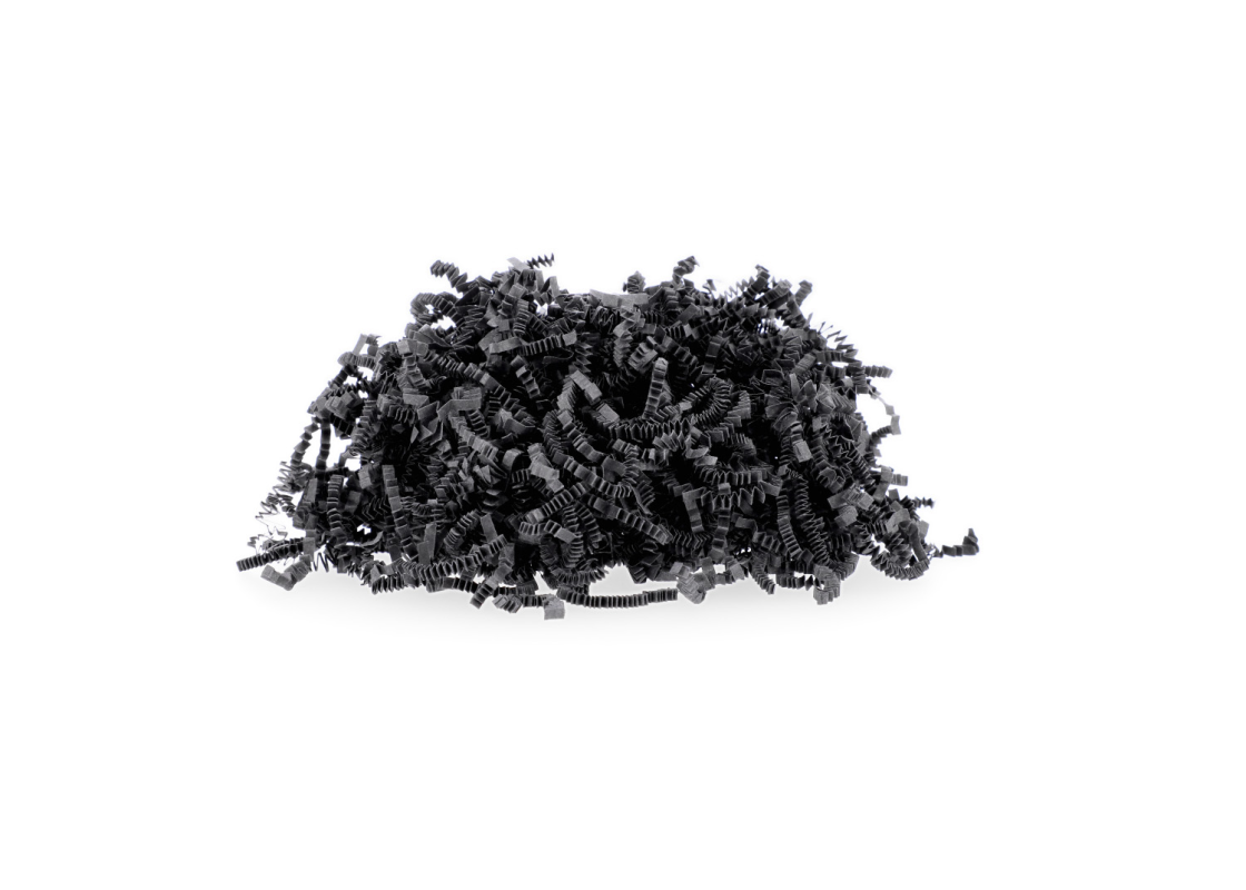 PDR-01/J: 100 gr.<br>Black color shredded paper 1