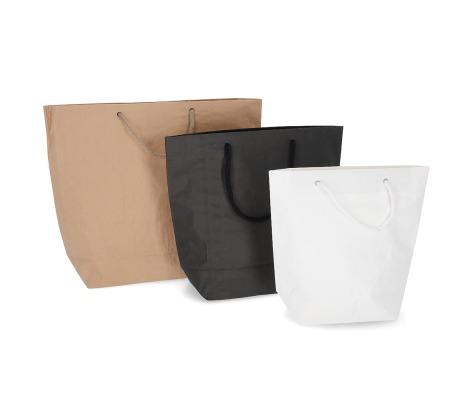 PREM-1: 200 x 100 x 180 mm paper bag with fabric handles 1