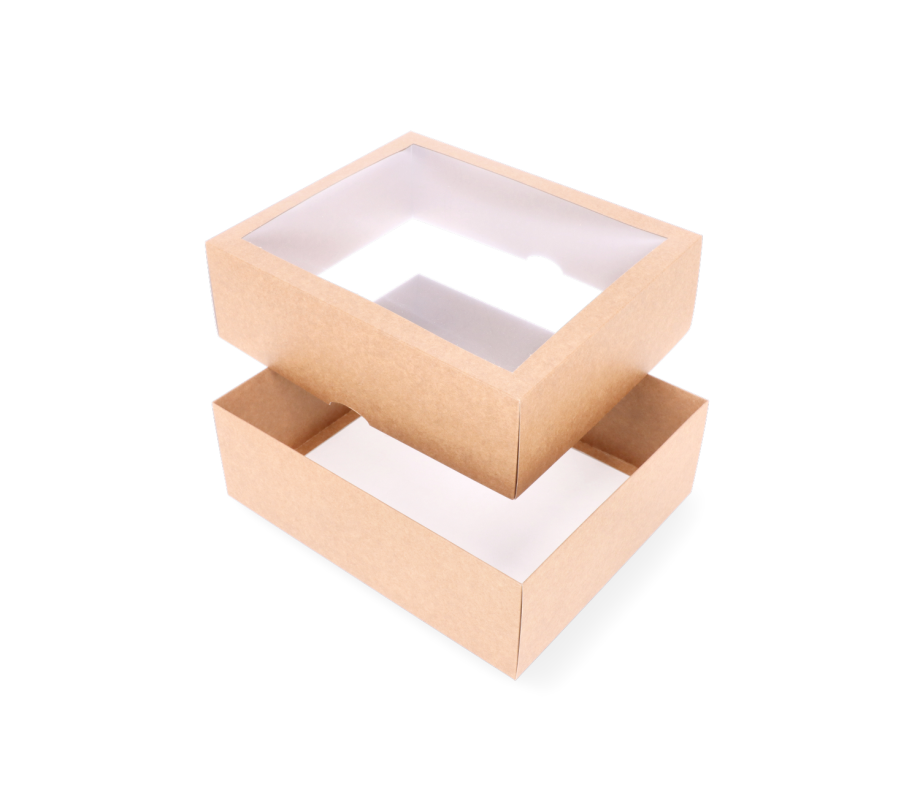 DD-17L: 300 x 250 x 100 mm<br>two part box with window 4