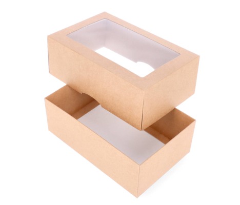 DD-6L: 220 x 140 x 80 mm<br> two part box with window 1