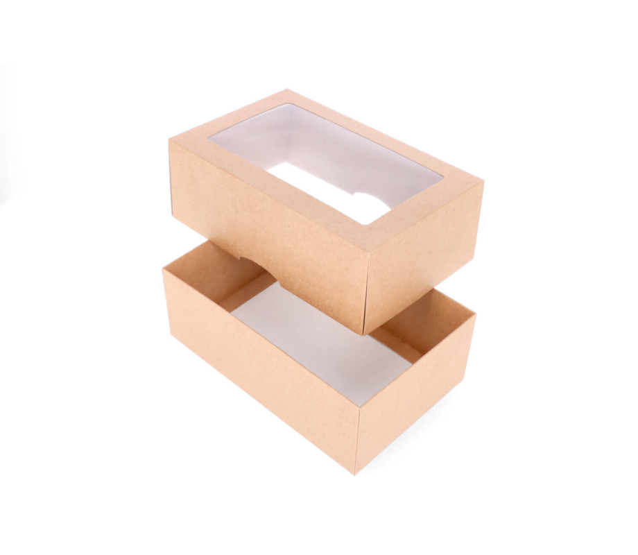 DD-6L: 220 x 140 x 80 mm<br> two part box with window 4