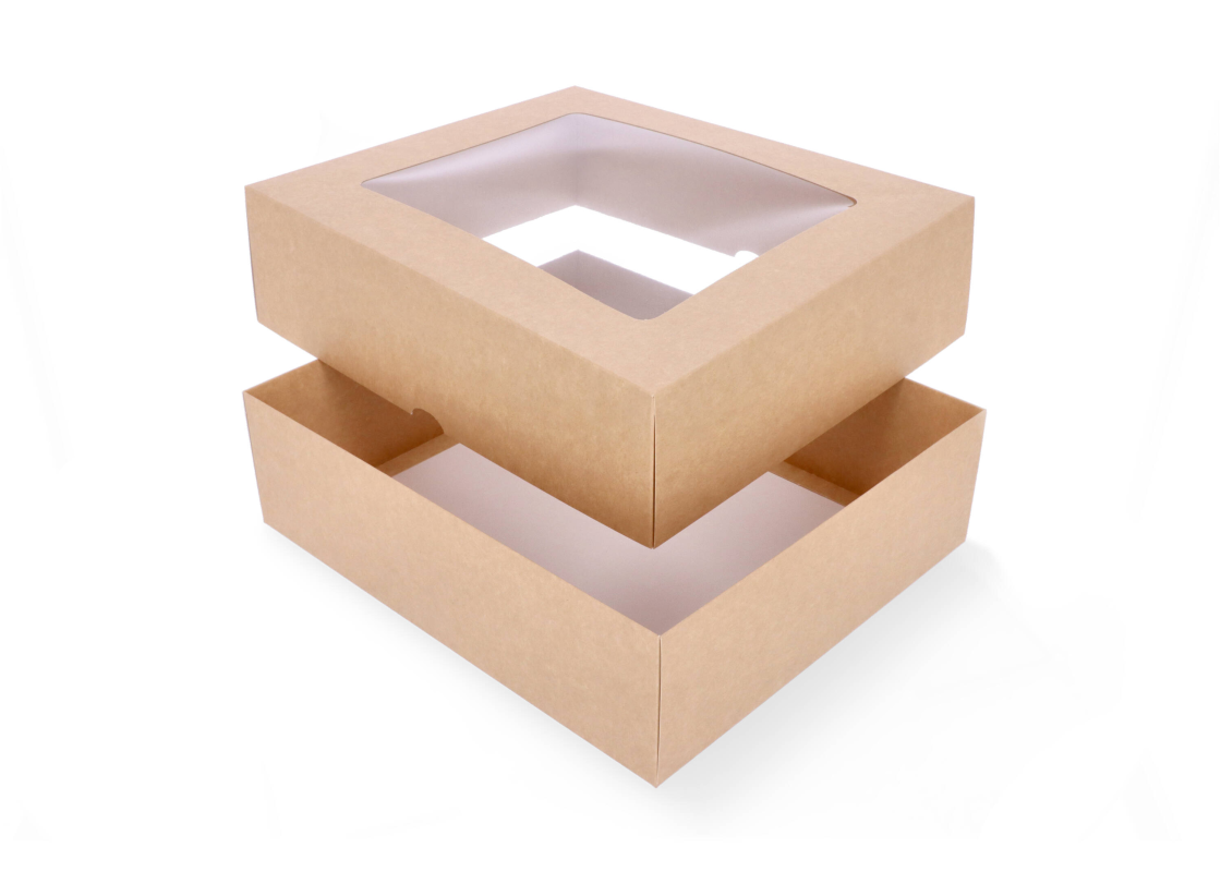 DD-9L: 350 x 300 x 100 mm<br>two part box with window 1