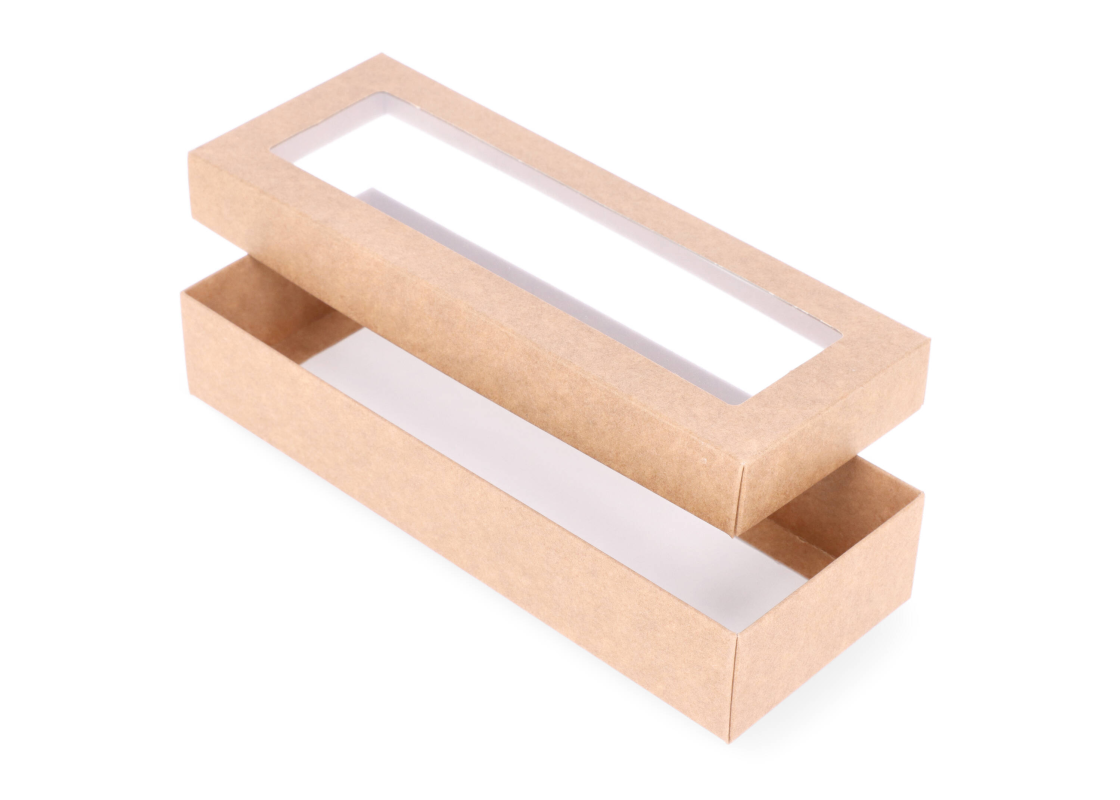 DDP-17L: 220 x 80 x 40 mm<br>two part box with window 1