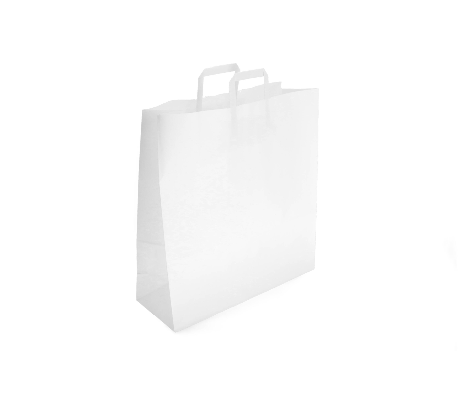 FLAT-6: 450  x 170 x 480 mm paper bag with flat paper handles 1