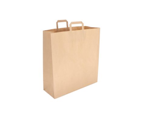FLAT-6: 450  x 170 x 480 mm paper bag with flat paper handles 3