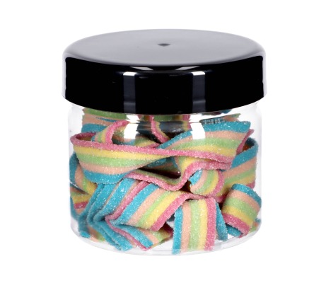 IND-PET 300/12: 300 ml. Plastic jars with screw-on lids. (12 pcs.) 1
