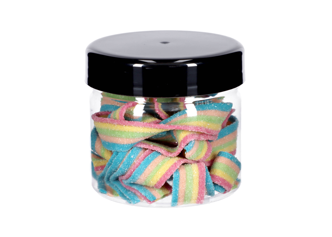 IND-PET 300/12: 300 ml. Plastic jars with screw-on lids. (12 pcs.) 1