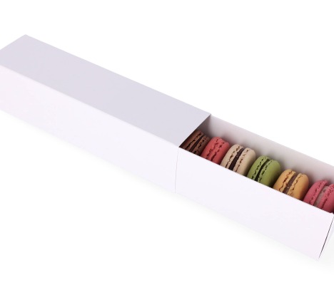 MAC-1/B: 200 x 50 x 50 mm, box for sweets and macarons cookies (10pcs) 1