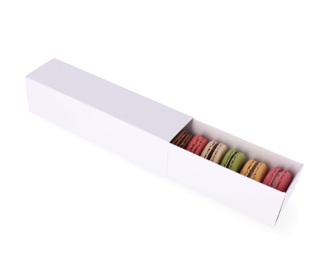 MAC-1/B: 200 x 50 x 50 mm, dėžė saldainiams ir macarons sausainiams (10vnt) 1