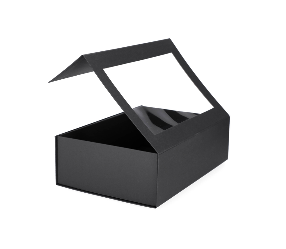 MAG-4L: 330 x 220 x 100 mm magnetic box with window 4