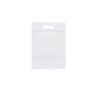 MMK-1: Baltos spalvos 250 x 350 mm neaustinės medžiagos maišelis su kirsta rankenėle 3