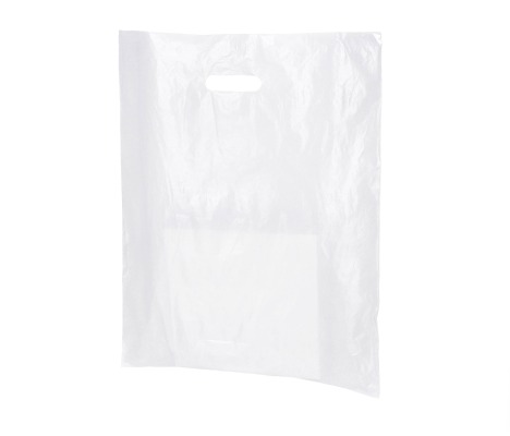 MSKR-3: 400 x 500 mm 100 pcs. plastic bag with crossed handle 1