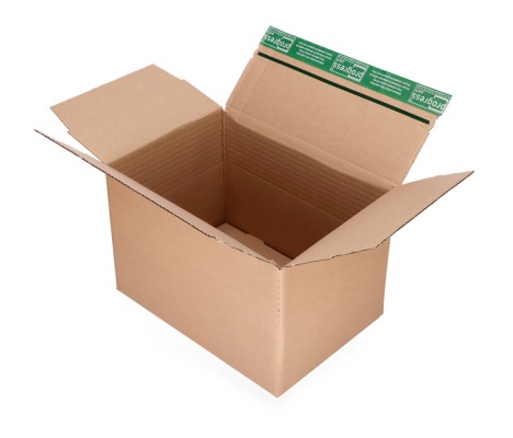 RAD/6: 350 x 255 x 230/130 mm adjustable height box for parcels 1