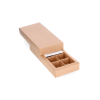 SALD-10R: 200 x 95 x 30 mm, brown box for sweets and macarons cookies 2