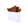 TIS-047: 760 x 500 mm colored tissue paper.<br>Dark brown 3