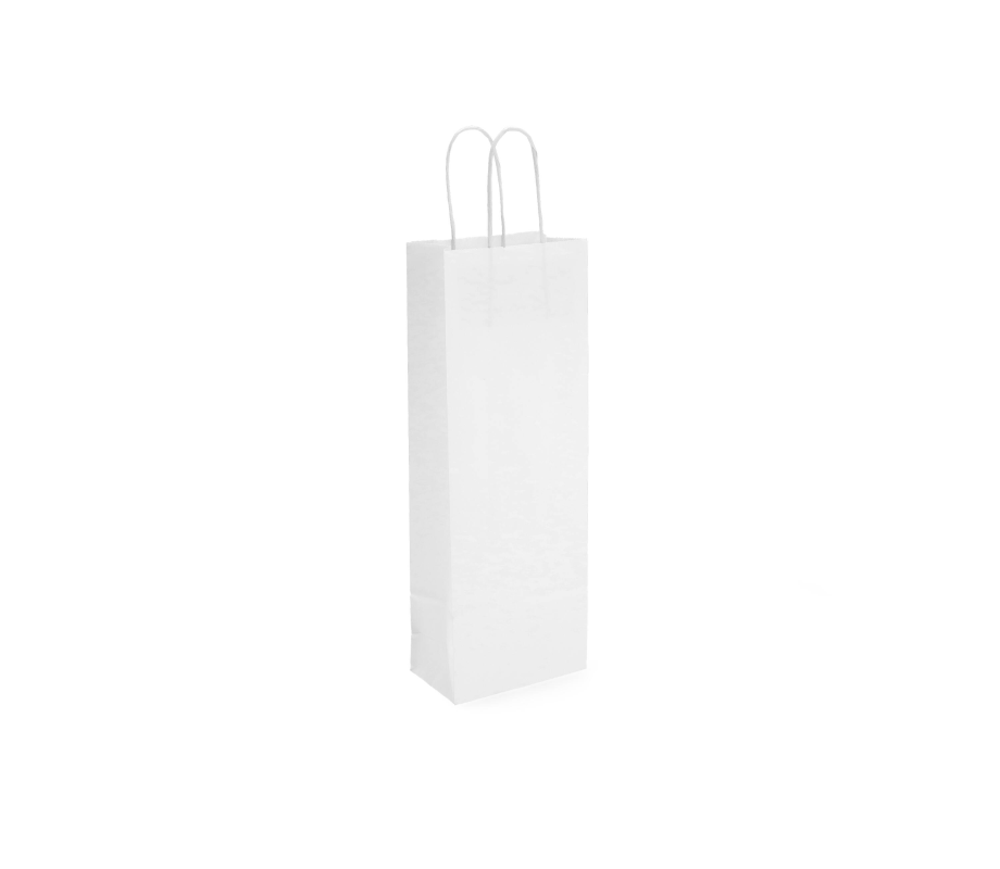 TW-8: 140 x 80 x 390 mm paper bag with twist paper handles 1
