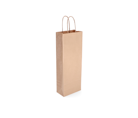 TW-8: 140 x 80 x 390 mm paper bag with twist paper handles 5