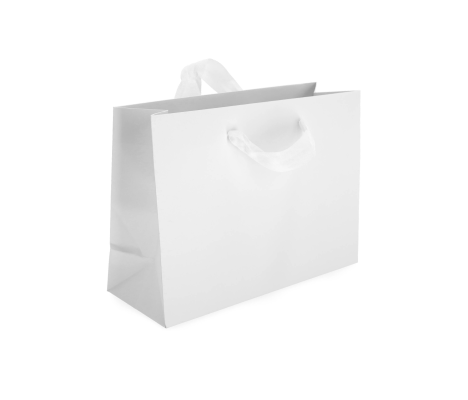 VIP-2: 400 x 150 x 290 mm paper bag with fabric handles 2
