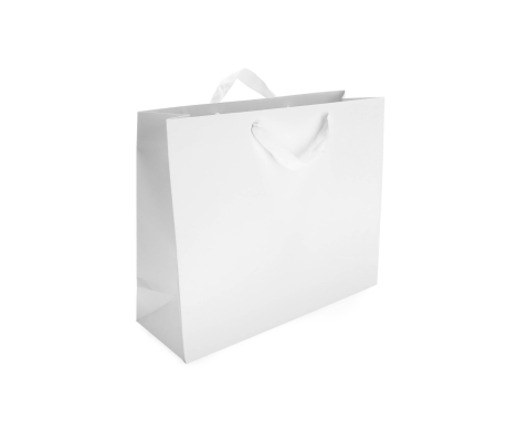 VIP-3: 530 x 180 x 480 mm paper bag with fabric handles 2