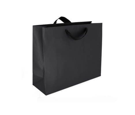 VIP-3: 530 x 180 x 480 mm paper bag with fabric handles 3