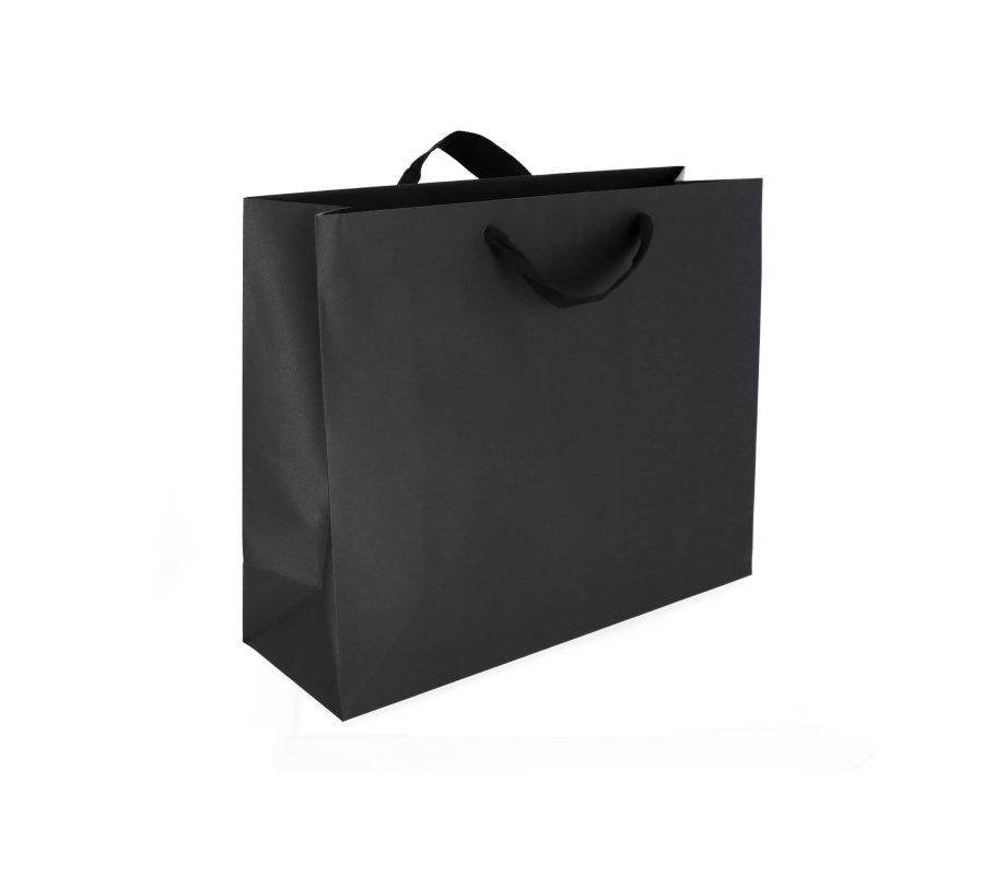 VIP-3: 530 x 180 x 480 mm paper bag with fabric handles 4